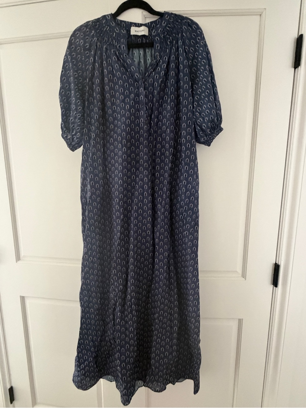 Matteau smock popover dress